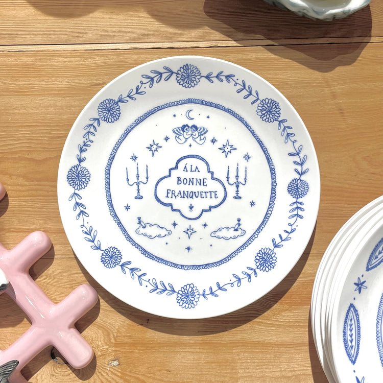 French Idiom Dessert Plate