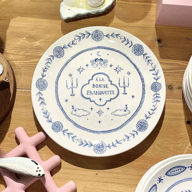 French Idiom Dinner Plate