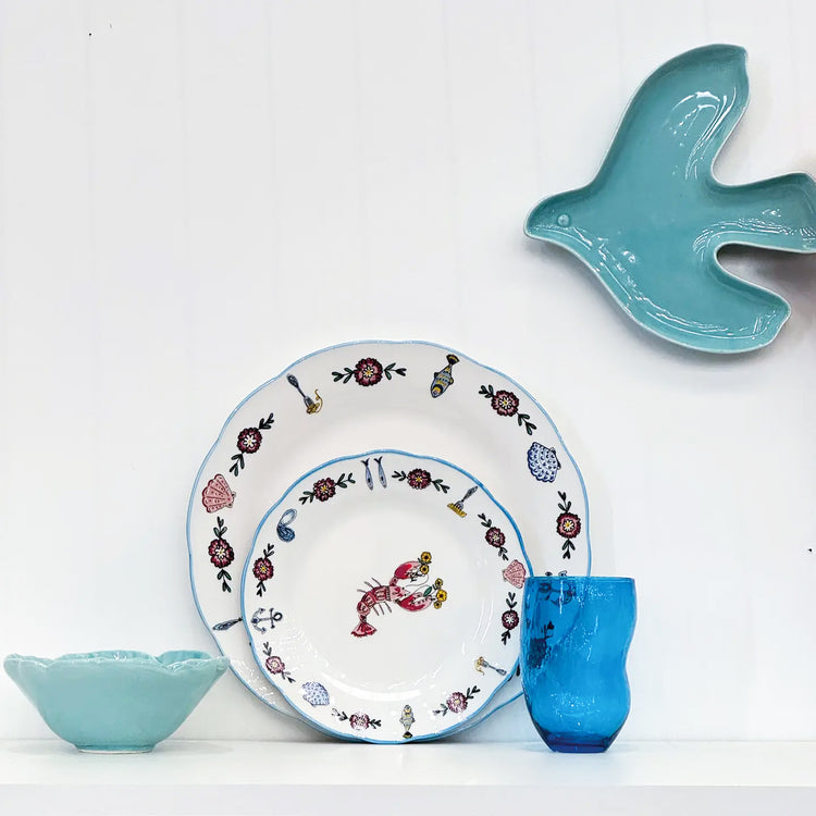 Sea Creatures Dessert Plate Set