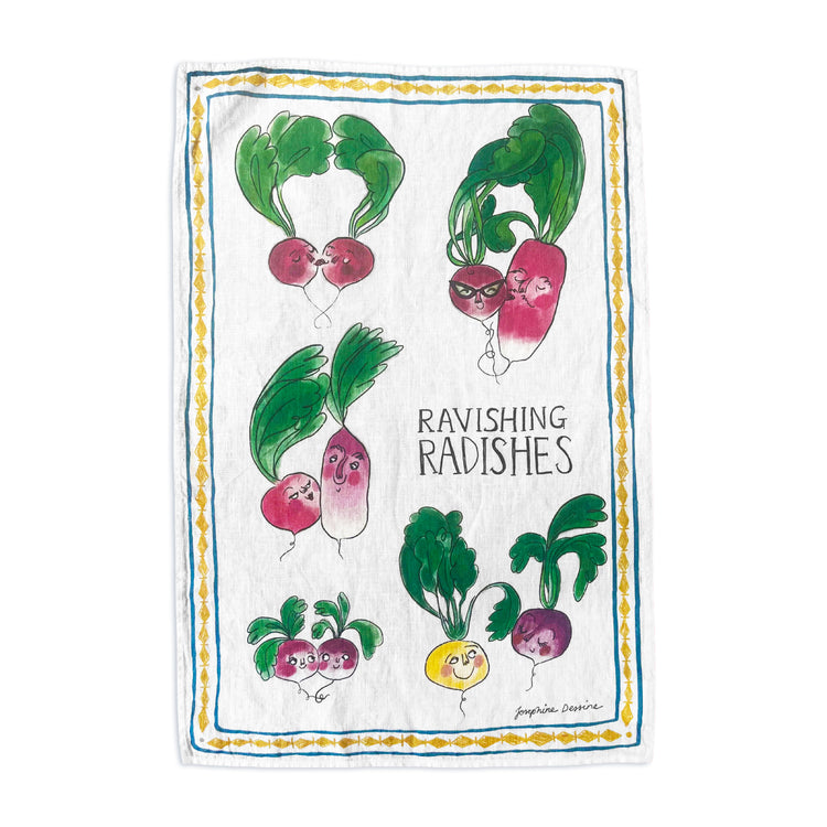 Ravishing Radish Tea Towel