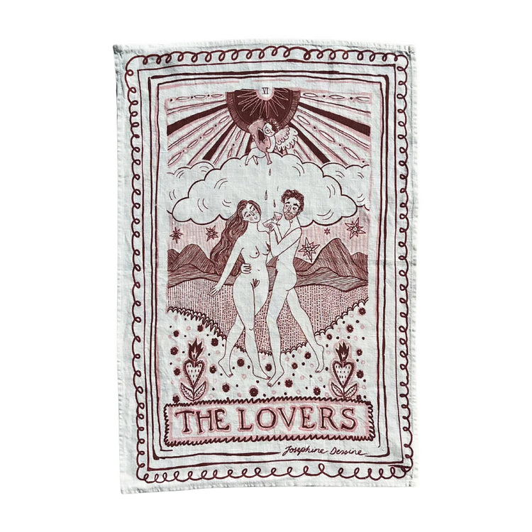 The Lovers Tea Towel