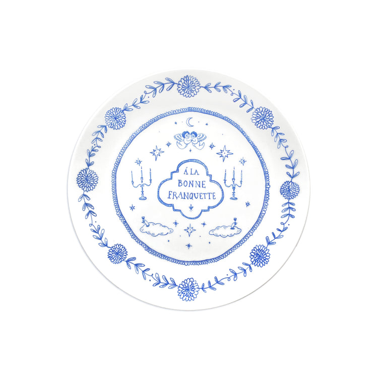 French Idiom Dessert Plate