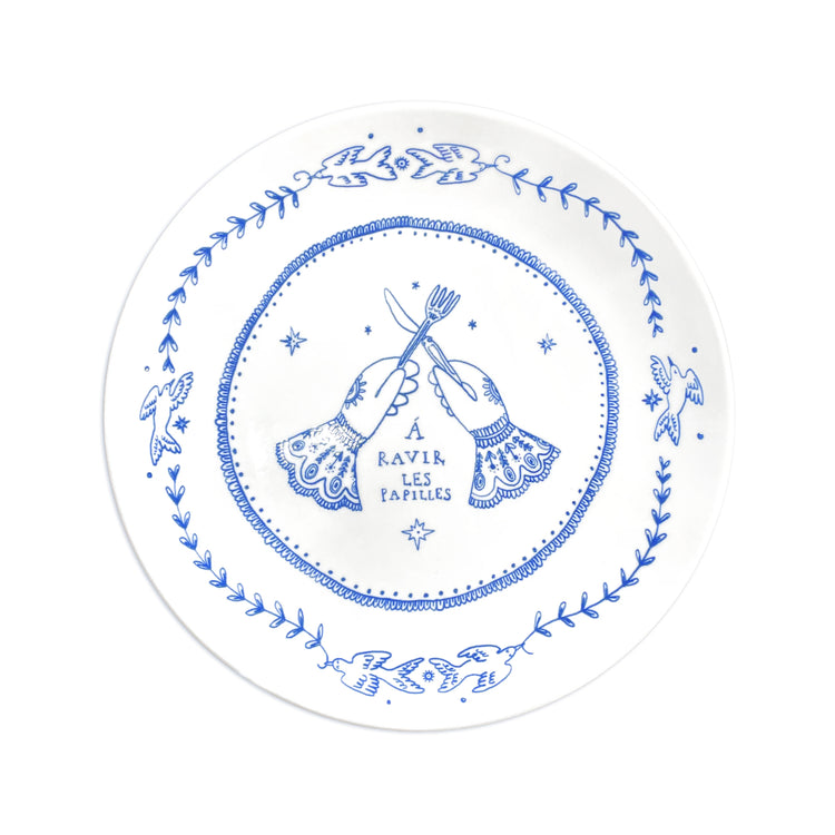 French Idiom Dinner Plate