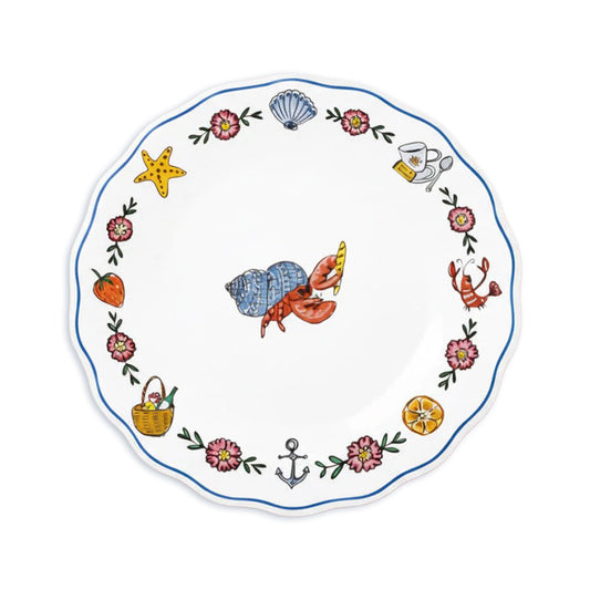 Sea Creatures Dinner Plate