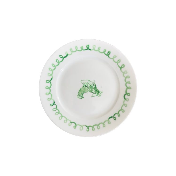 Green Hands Side plate