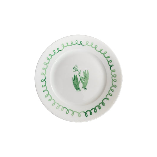 Green Hands Side plate