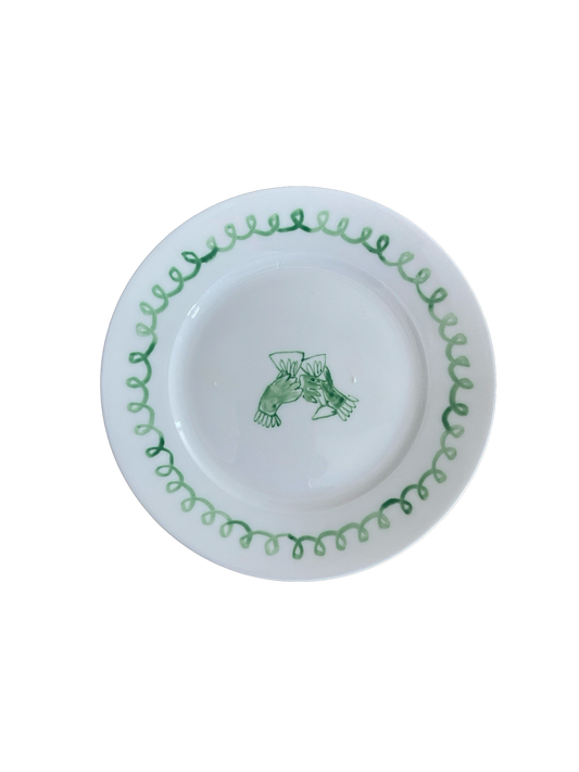 Green Hands-  chin chin side plate