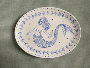 Mermaid Oval Plate