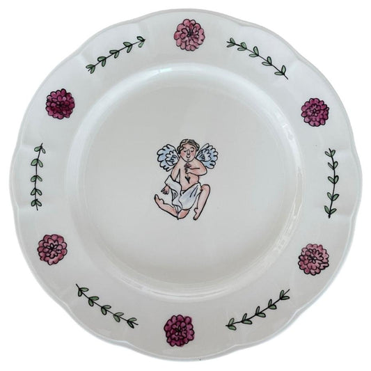 Cupid dreaming (right) Dinner Plate