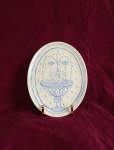 Fountain of Sorrows Oval Plate