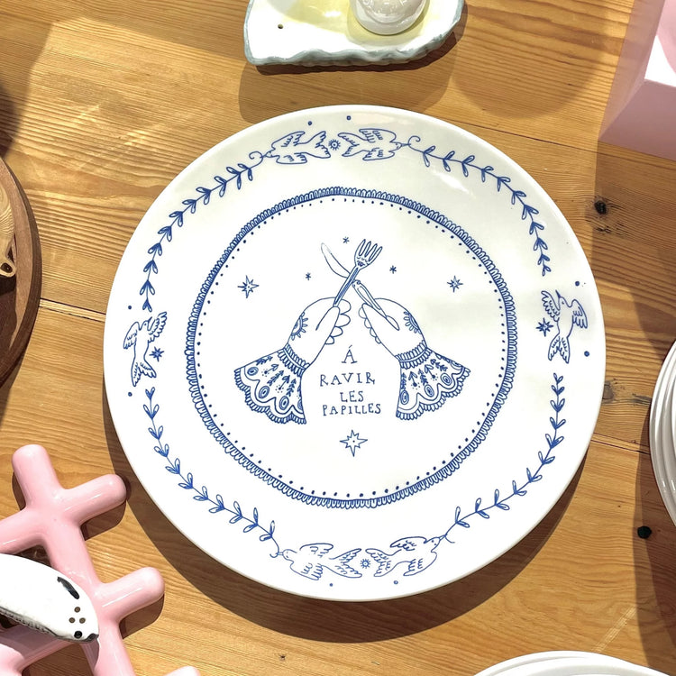 French Idiom Dinner Plate