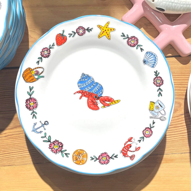 Sea Creatures Dinner Plate