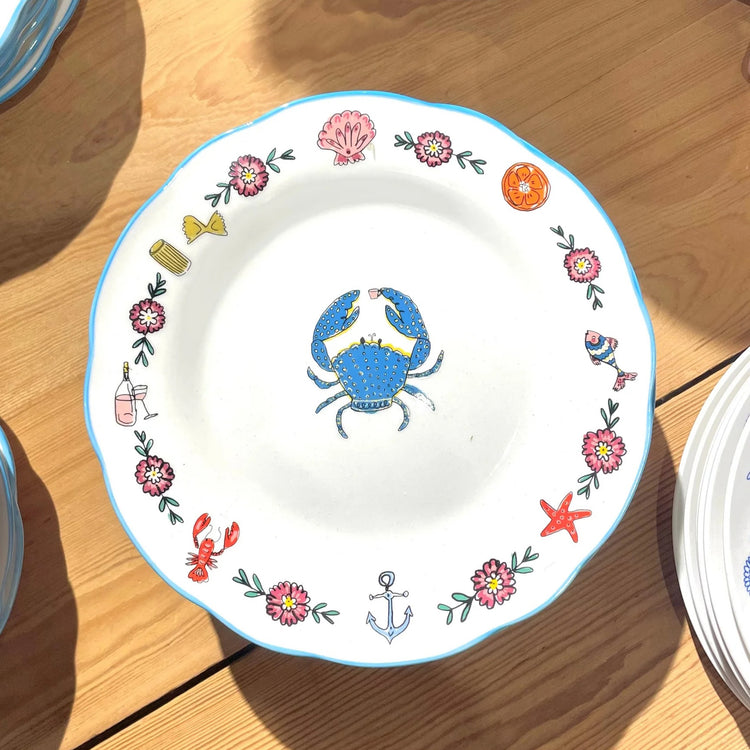 Sea Creatures Dinner Plate