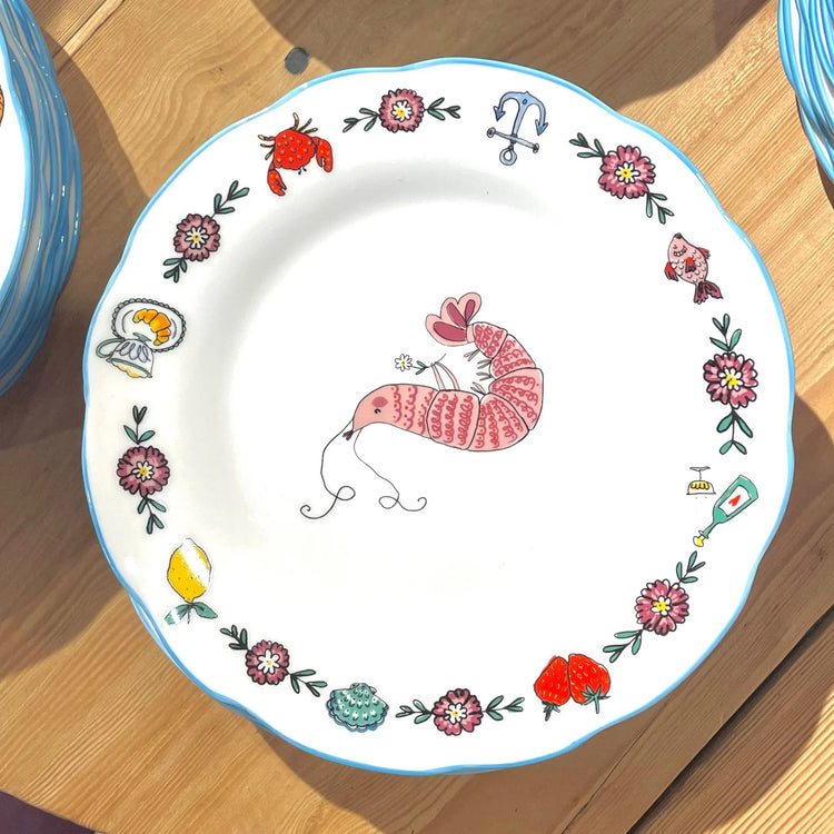 Sea Creatures Dinner Plate