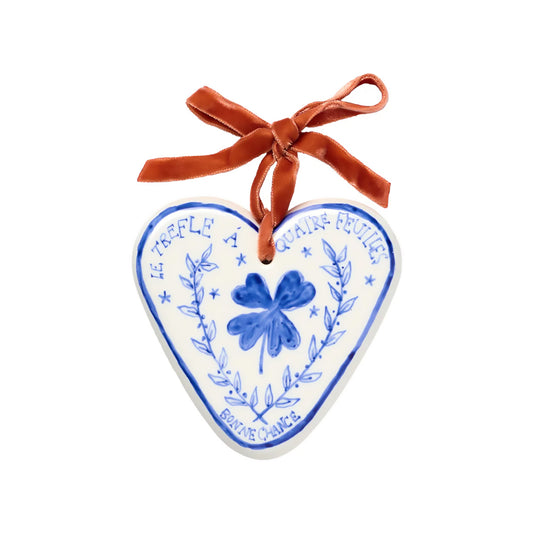 Bonne Chance Porcelain Pendant