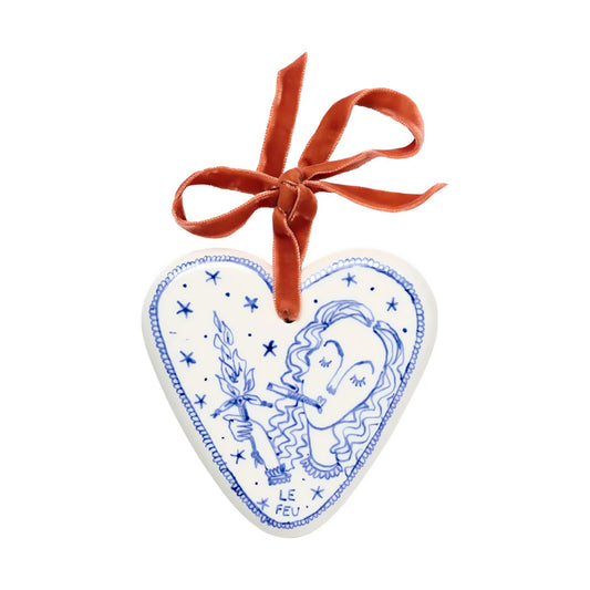 Le Feu Porcelain Pendant