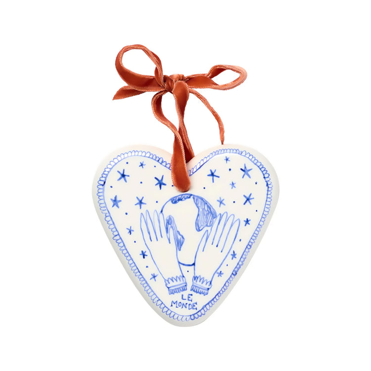 Le Monde Porcelain Pendant