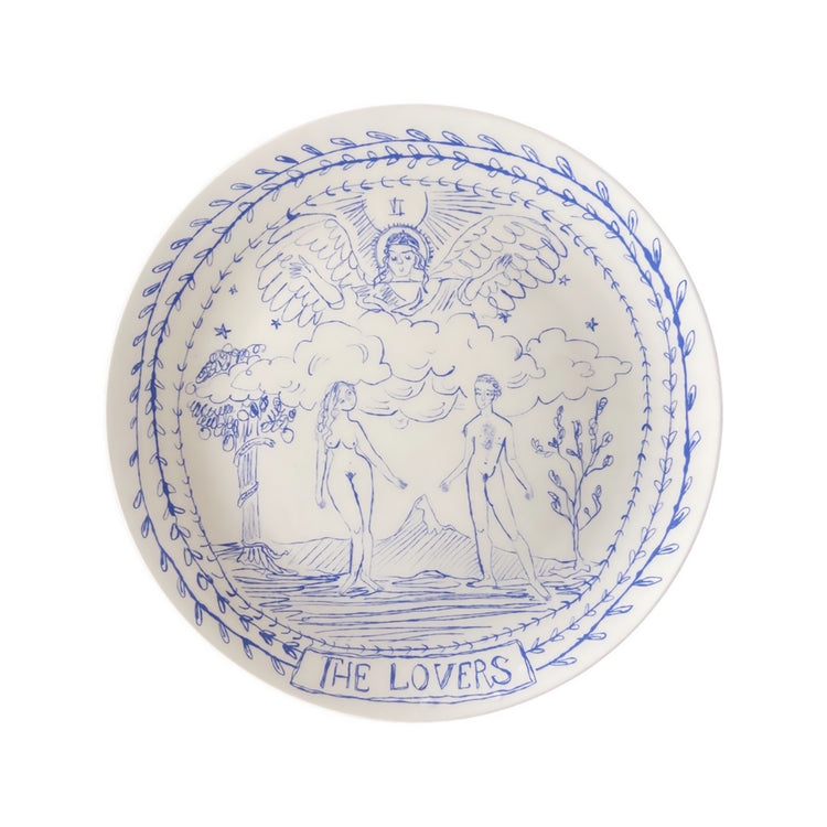The Lovers Tarot Dinner Plate