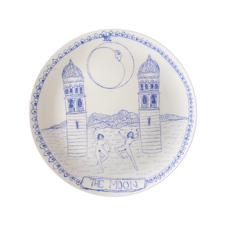 The Moon Tarot Dinner Plate