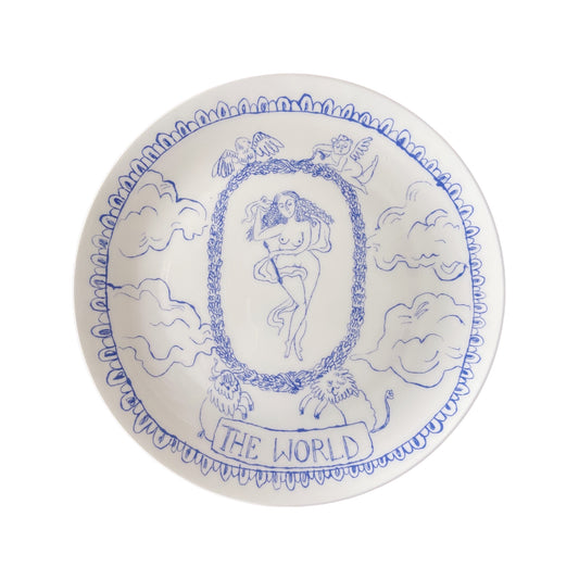 The World Tarot Dinner Plate