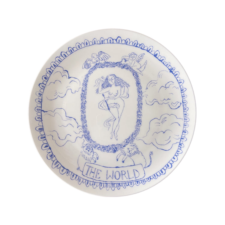 The World Tarot Dinner Plate