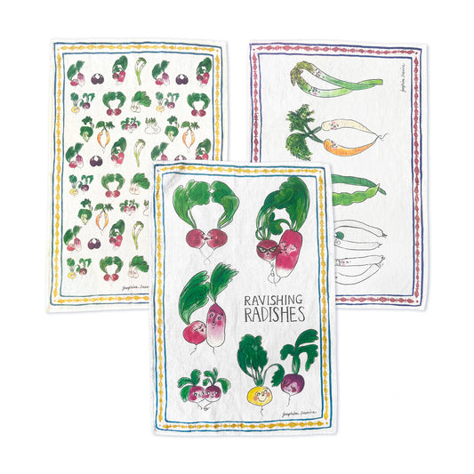 Veg Tea Towel Set