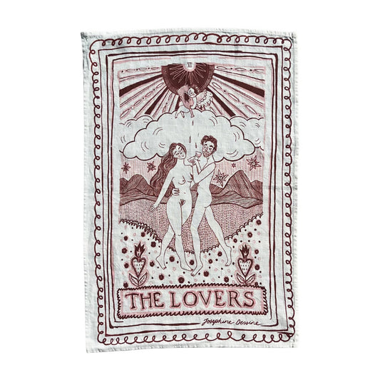 The Lovers Tea Towel