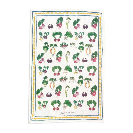 Veg Pattern Tea Towel