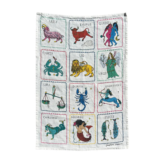Star Sign Tea Towel