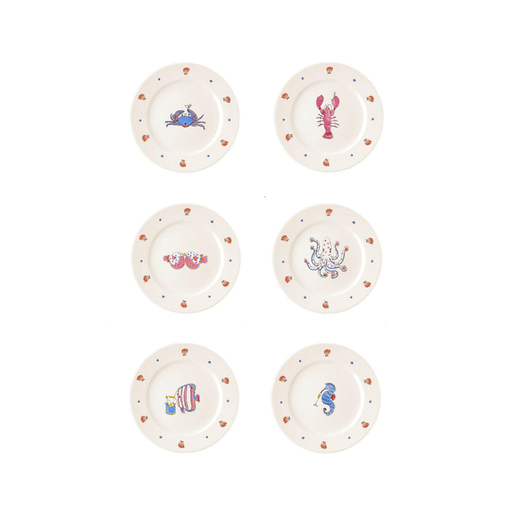 Sea Creatures Dinner Plate Set