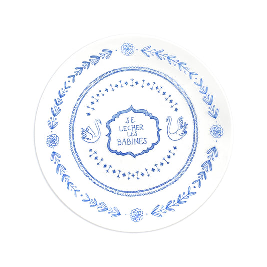 French Idiom Dinner Plate