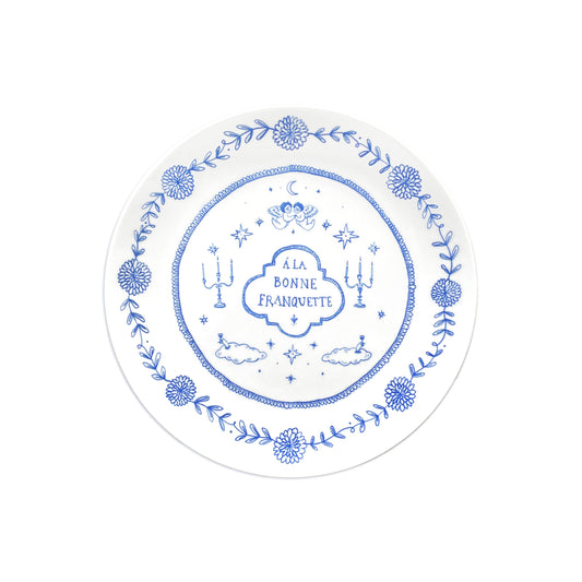 French Idiom Dessert Plate