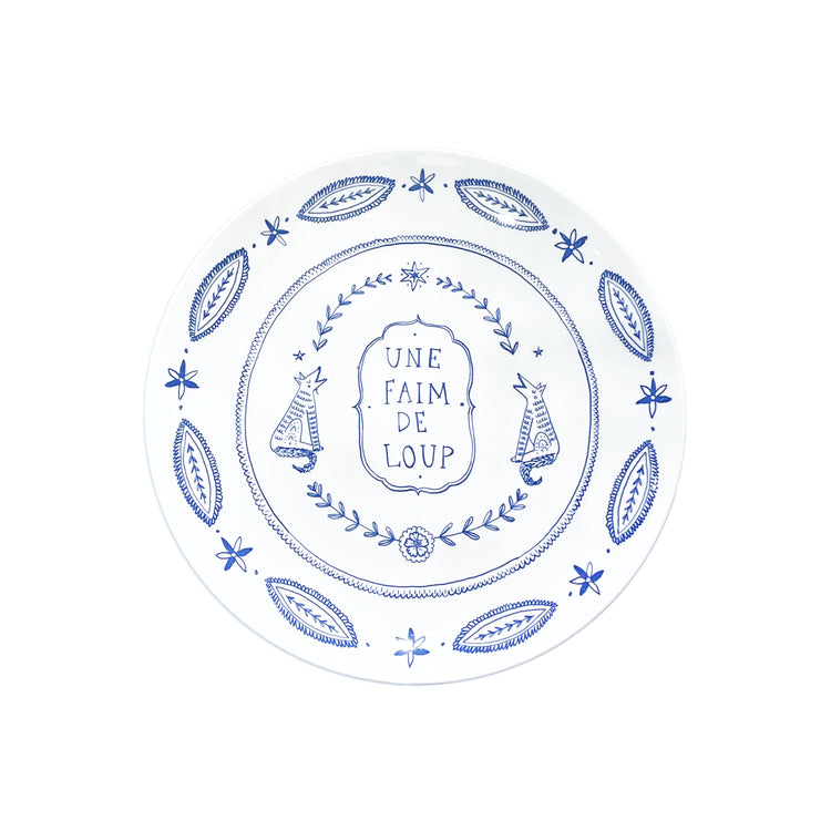 French Idiom Dessert Plate