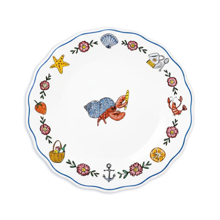 Sea Creatures Dinner Plate