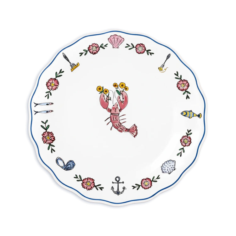 Sea Creatures Dinner Plate