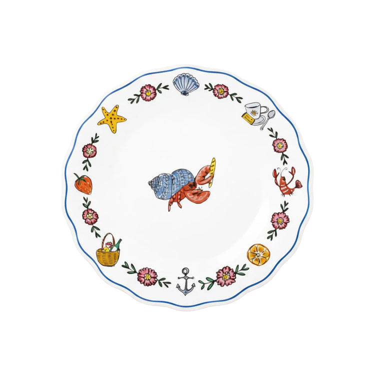 Sea Creatures Dessert Plate