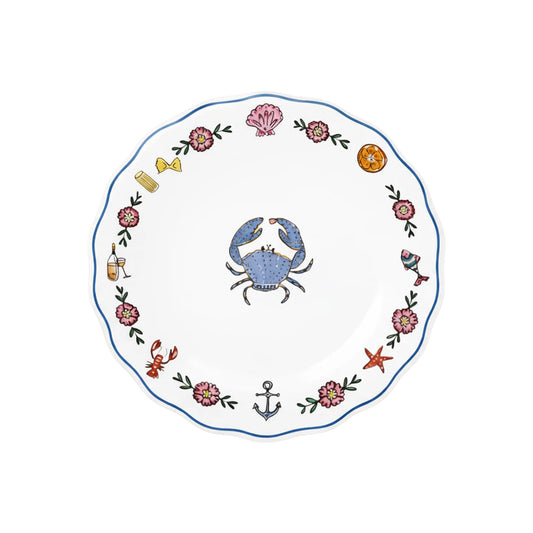 Sea Creatures Dessert Plate