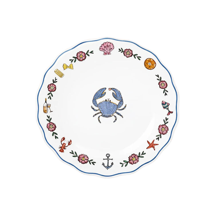 Sea Creatures Dessert Plate
