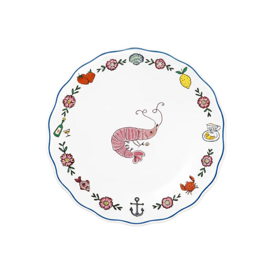 Sea Creatures Dessert Plate