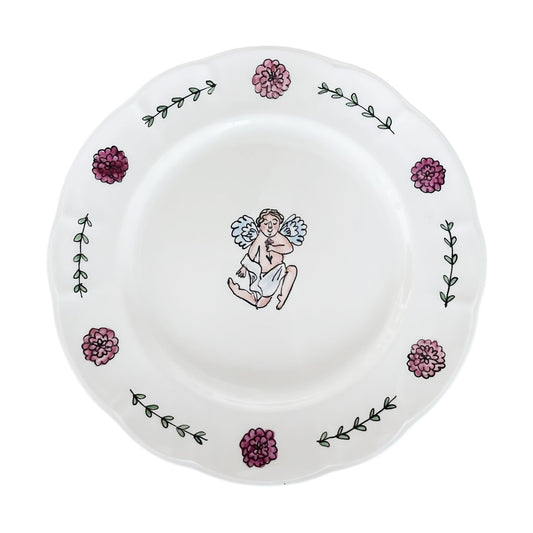 Cupid dreaming (right) Dinner Plate
