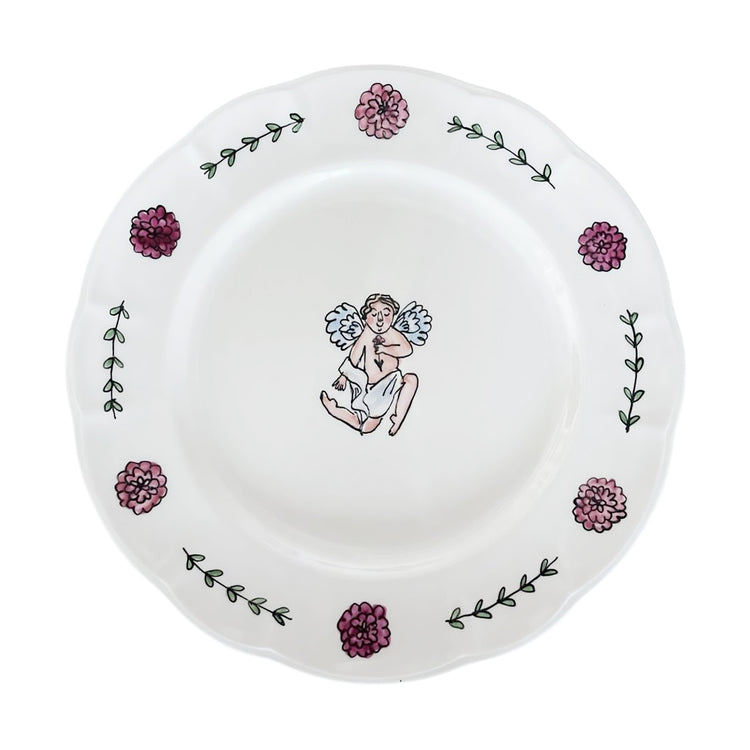 Cupid dreaming (right) Dinner Plate