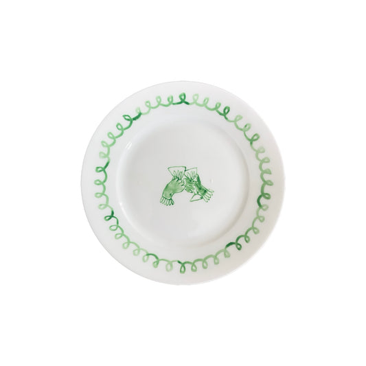 Green Hands Side plate