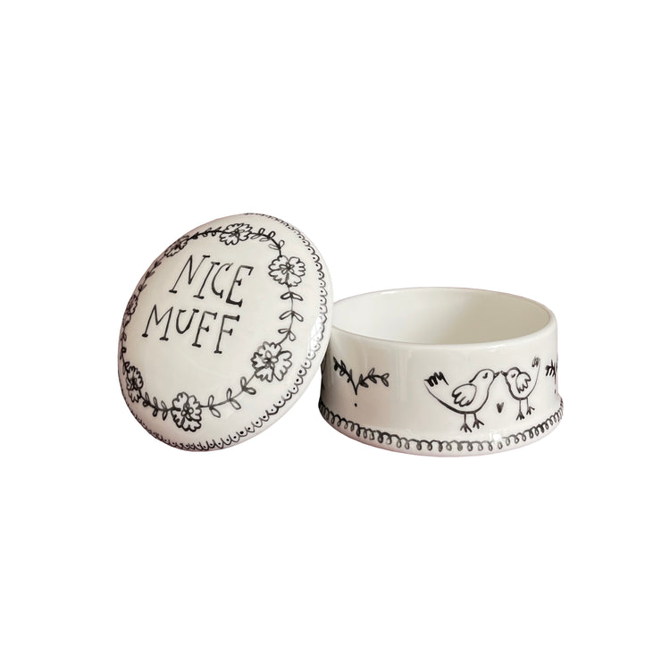 Nice Muff Trinket Box
