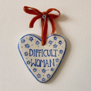 Star Difficult Woman Wall Pendant