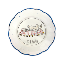 Load image into Gallery viewer, Single Scalloped Rim Bespoke Dinner Plate
