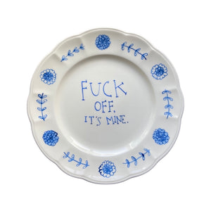 “Fuck off, it’s mine” little Plate